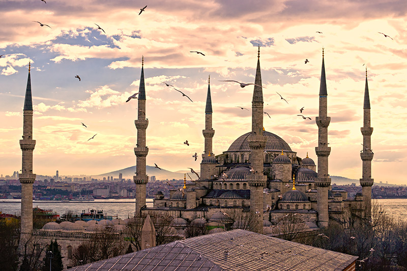 The blue mosque in Istanbul